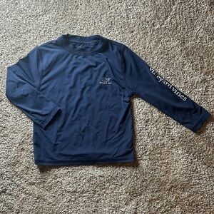 Vineyard Vines Baby Navy Blue Swim Rashguard